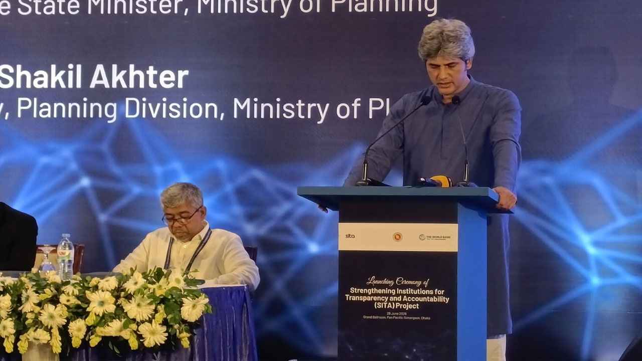 লুটপাট-অর্থপাচারের বিরুদ্ধে সরকার দাঁড়িয়েছে: জোনায়েদ সাকি