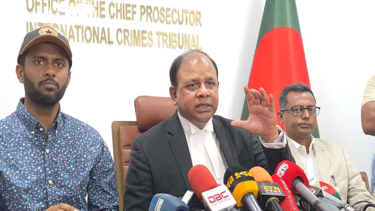 দেশে ফিরলে শেখ হাসিনার কারাগার অনিবার্য: চিফ প্রসিকিউটর