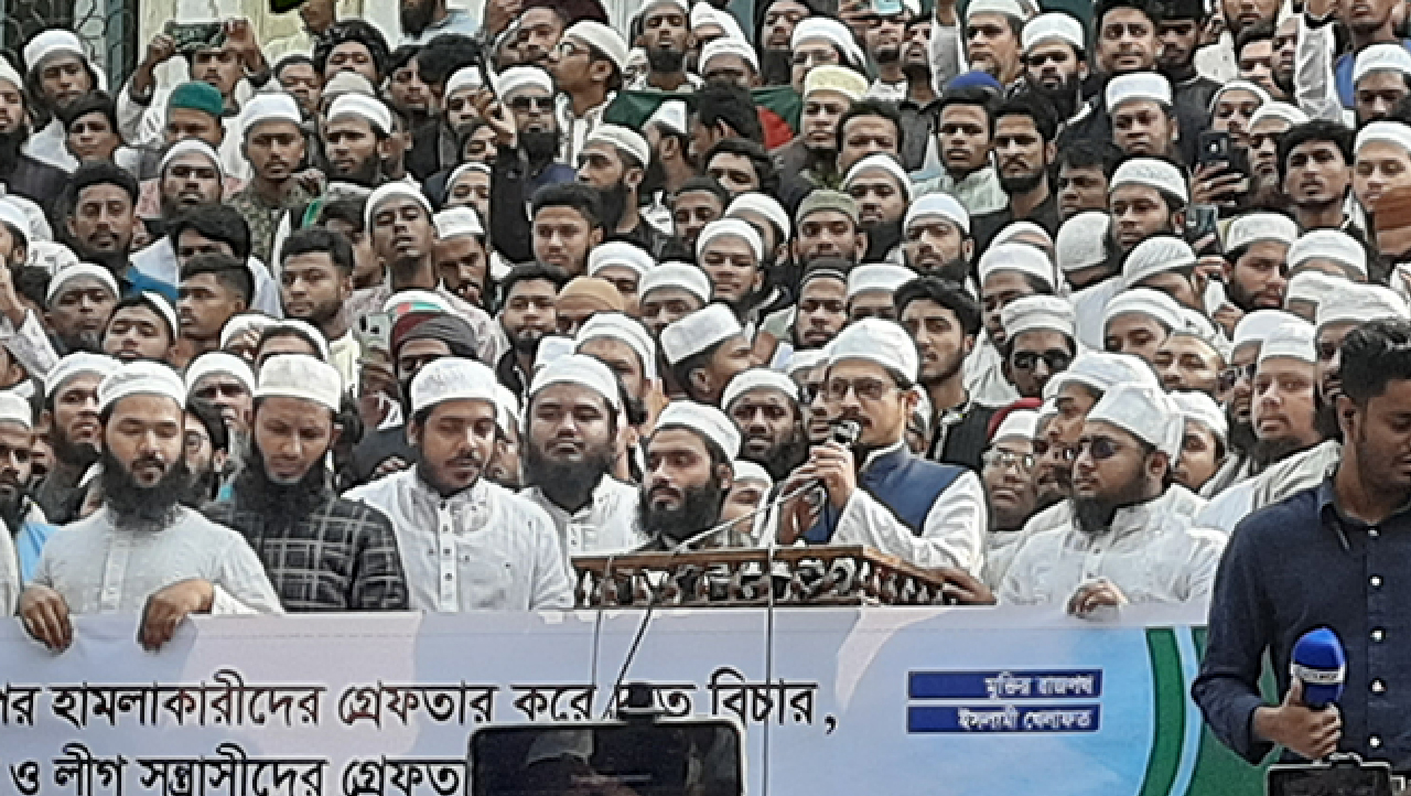 হাদি হত্যাকাণ্ডের সঙ্গে আওয়ামী লীগ ও ‘র’ জড়িত : খেলাফত ছাত্র মজলিস