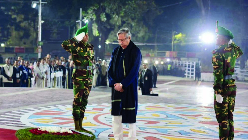 ভাষা শহীদদের প্রতি রাষ্ট্রপতির শ্রদ্ধা