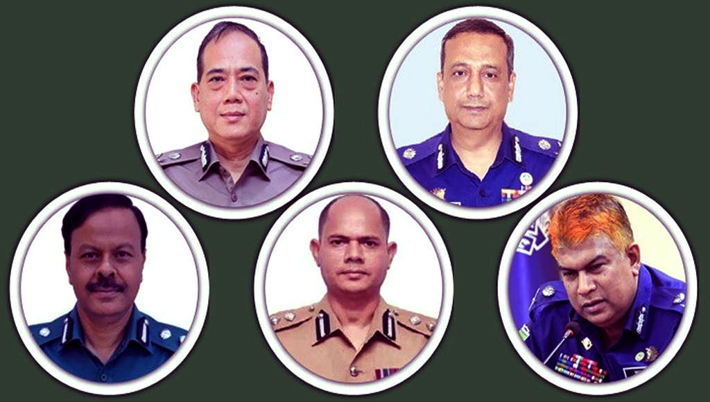 নৌ-পুলিশের প্রধানসহ ৫ অতিরিক্ত আইজিপিকে বাধ্যতামূলক অবসর